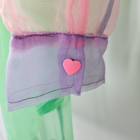 Lazy Oaf GEM (G.E.M) Sheer Jacket *Rare* - Picture 2 of 5